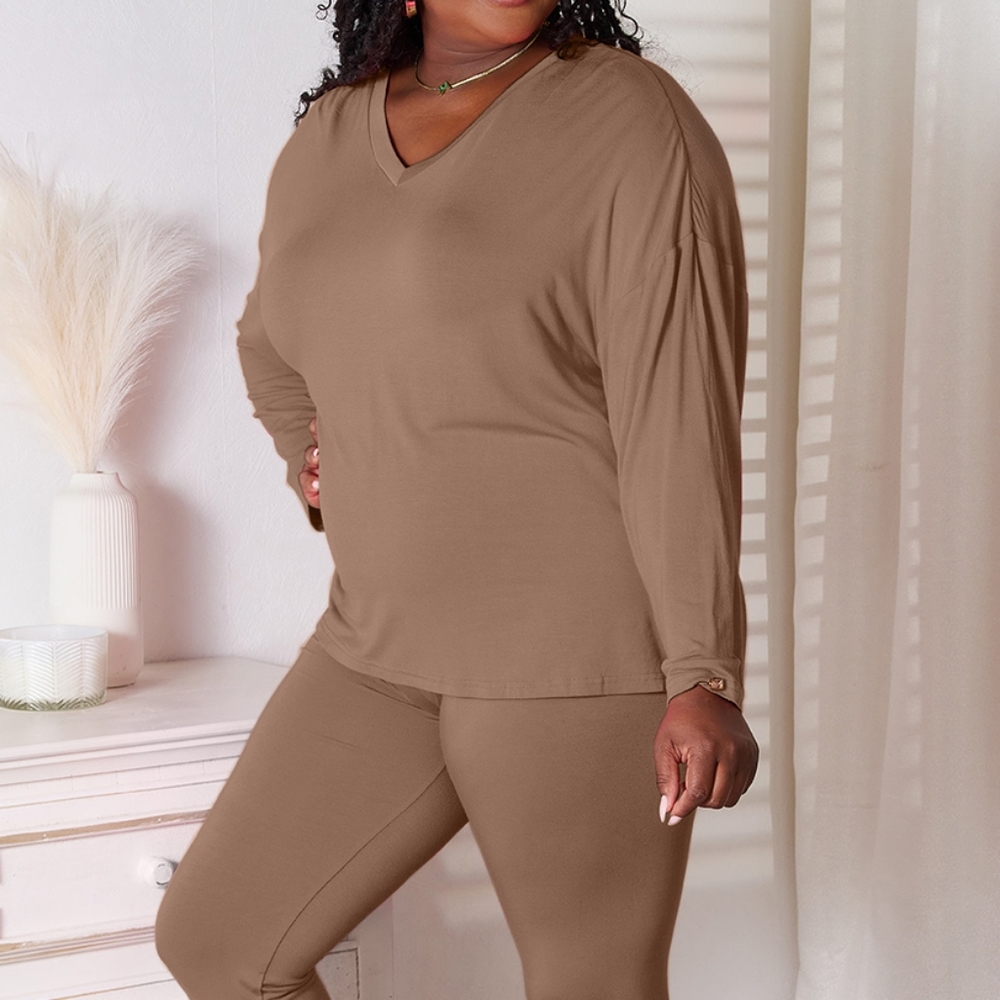 Soothing Softness Lounge Set - Tan - Picture 5 of 6